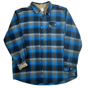 Legendary Whitetails Blue and‎ Black Plaid Shirt